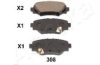 ASHIKA 51-03-308 Brake Pad Set, disc brake